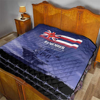 Hawaii Pearl Harbor Remembrance Day Quilt Flag Style