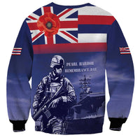 Hawaii Pearl Harbor Remembrance Day Sweatshirt Flag Style LT05 - Polynesian Pride
