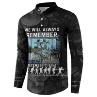Personalized Pearl Harbor Remembrance Day Button Sweatshirt We Will Always Remember LT05 - Polynesian Pride