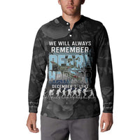 Personalized Pearl Harbor Remembrance Day Button Sweatshirt We Will Always Remember LT05 - Polynesian Pride