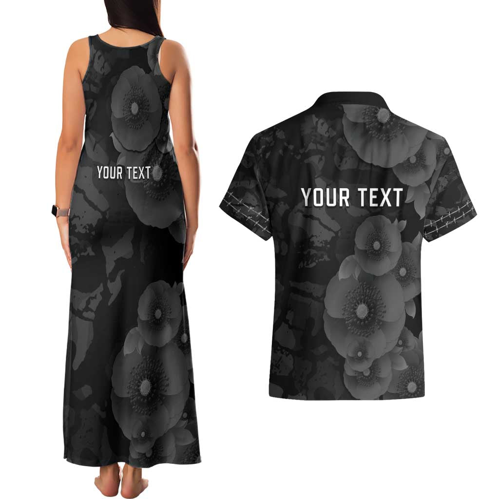 Personalized Pearl Harbor Remembrance Day Couples Matching Tank Maxi Dress and Hawaiian Shirt We Will Always Remember
