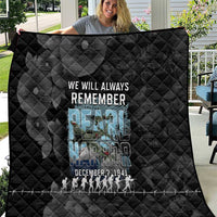 Pearl Harbor Remembrance Day Quilt We Will Always Remember LT05 Black - Polynesian Pride