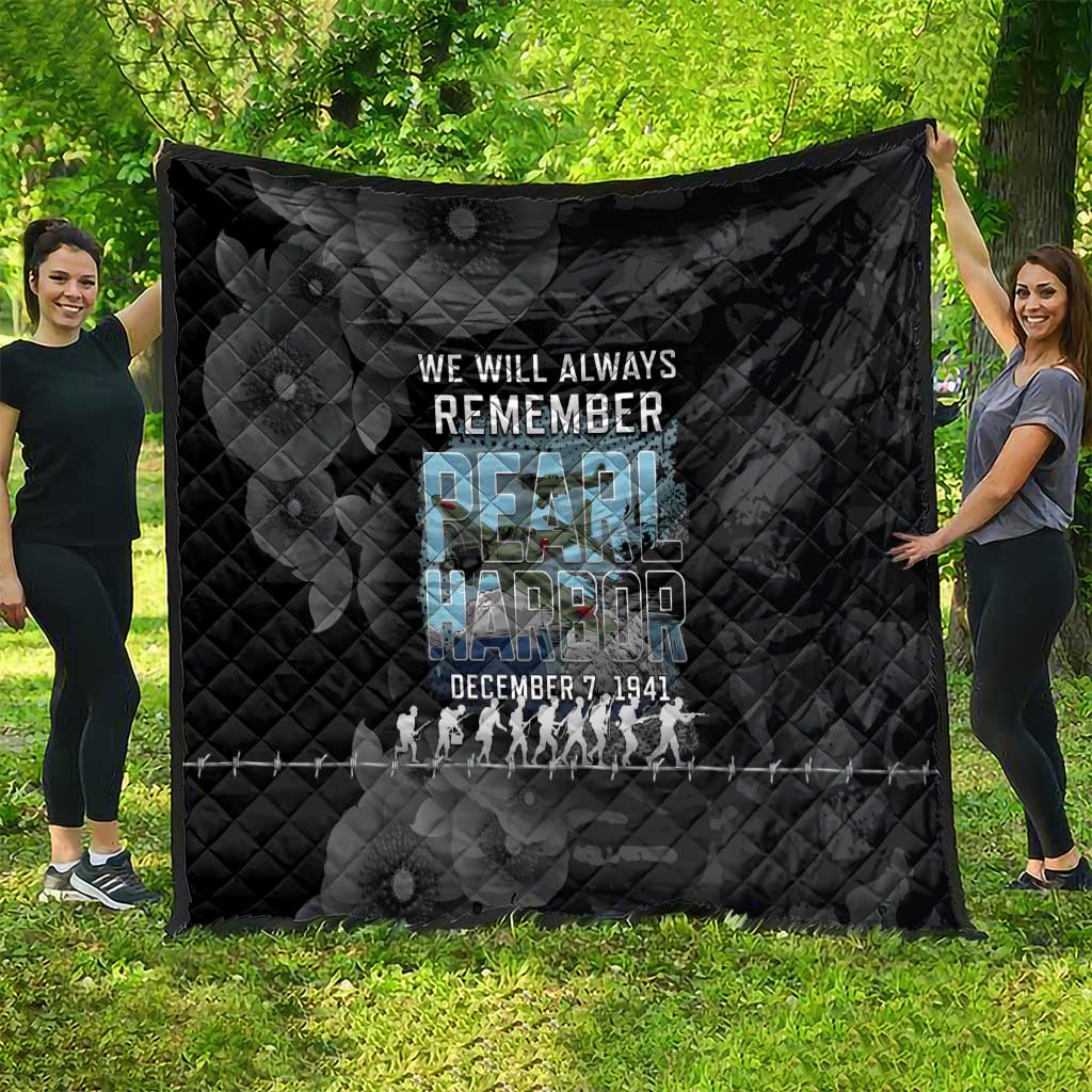Pearl Harbor Remembrance Day Quilt We Will Always Remember LT05 - Polynesian Pride