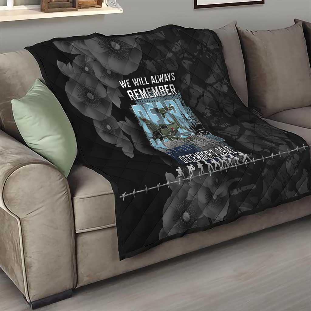Pearl Harbor Remembrance Day Quilt We Will Always Remember LT05 - Polynesian Pride