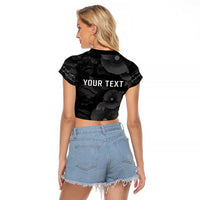 Personalized Pearl Harbor Remembrance Day Raglan Cropped T Shirt We Will Always Remember LT05 - Polynesian Pride