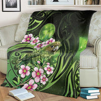 New Zealand Aotearoa Kakapo Blanket Maori Pattern With Manuka Galaxy Style - Polynesian Pride