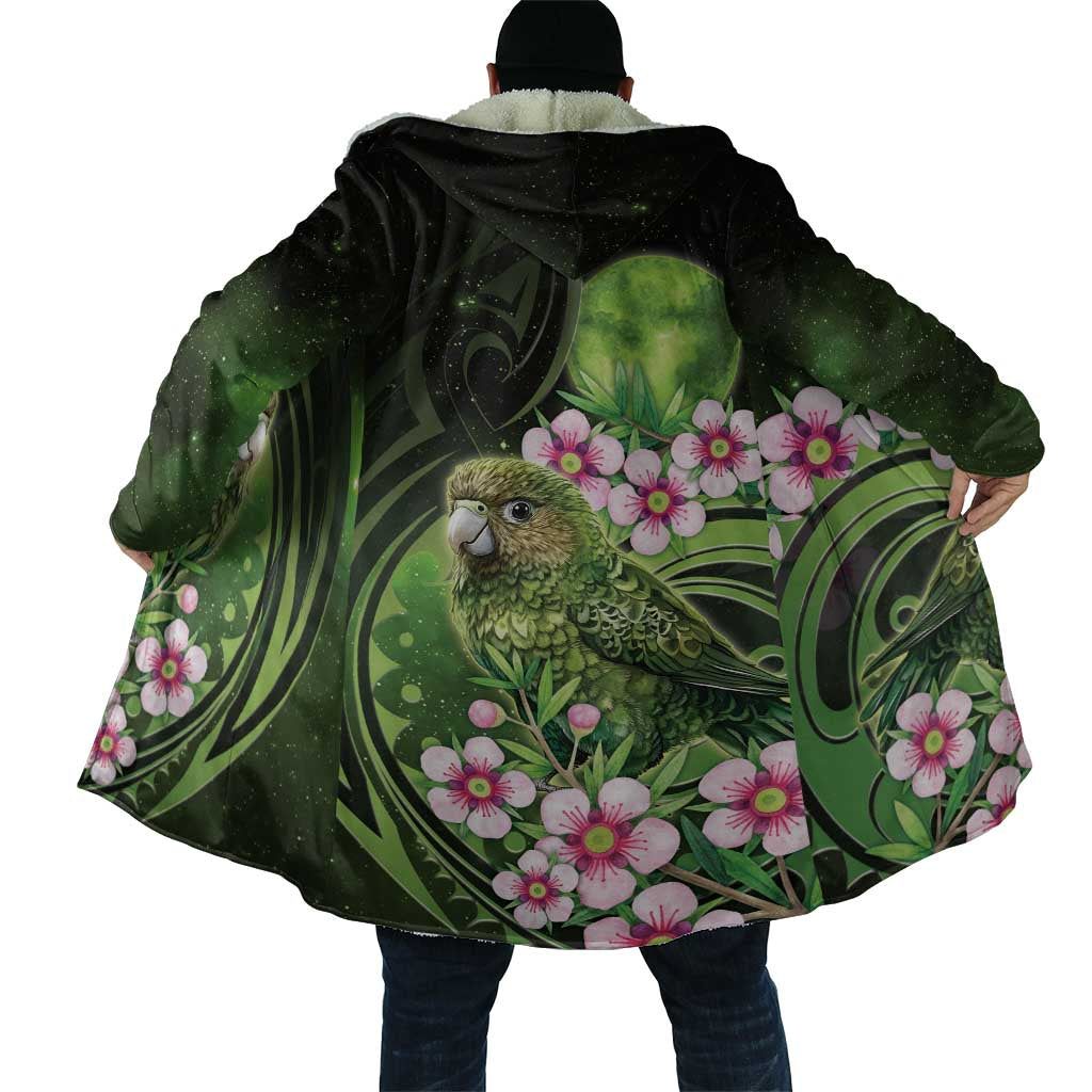 New Zealand Aotearoa Kakapo Cloak Maori Pattern With Manuka Galaxy Style - Polynesian Pride
