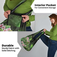 New Zealand Aotearoa Kakapo Grocery Bag Maori Pattern With Manuka Galaxy Style - Polynesian Pride