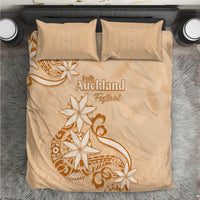 New Zealand Auckland Folk Festival Bedding Set Vintage Style LT05 Brown - Polynesian Pride
