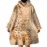 Personalised New Zealand Auckland Folk Festival Wearable Blanket Hoodie Vintage Style LT05 - Polynesian Pride