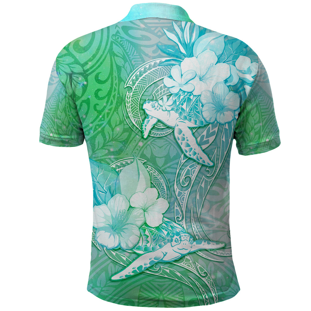 Couple Sea Turtle One Love One Heart Polo Shirt LT05 - Polynesian Pride