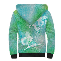 Couple Sea Turtle One Love One Heart Sherpa Hoodie LT05 - Polynesian Pride