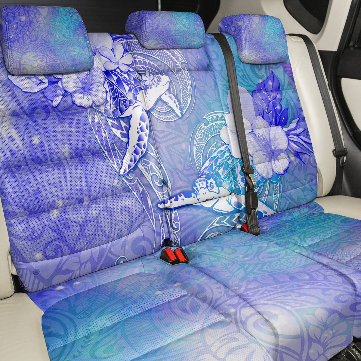 Couple Blue Sea Turtle Heart Love Back Car Seat Cover LT05 - Polynesian Pride