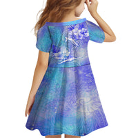 Couple Blue Sea Turtle Heart Love Family Matching Long Sleeve Bodycon Dress and Hawaiian Shirt LT05 - Polynesian Pride