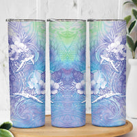 Couple Blue Sea Turtle Heart Love Skinny Tumbler LT05