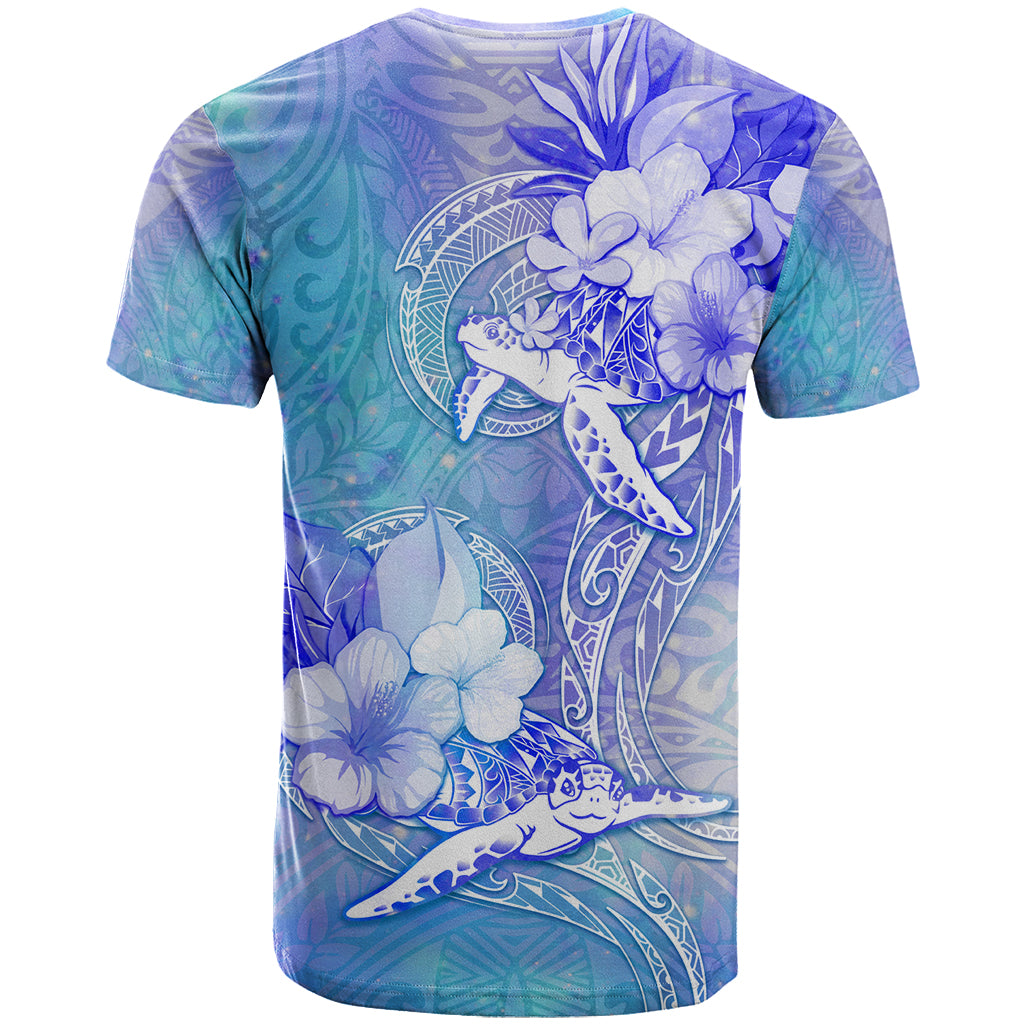 Couple Blue Sea Turtle Heart Love T Shirt LT05 - Polynesian Pride