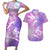 Couple Sea Turtle Love Give Us A Fairytale Couples Matching Short Sleeve Bodycon Dress and Hawaiian Shirt LT05 Pink - Polynesian Pride