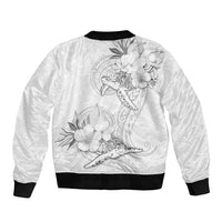 Polynesia Sea Turtle Couple Bomber Jacket Happy Valentine Day White LT05 - Polynesian Pride