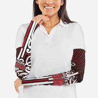 Custom Aotearoa Ngapuhi Arm Sleeves Maori Tribal Pattern Mix Poutama