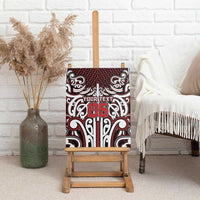 Custom Aotearoa Ngapuhi Canvas Wall Art Maori Tribal Pattern Mix Poutama