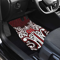 Custom Aotearoa Ngapuhi Car Mats Maori Tribal Pattern Mix Poutama
