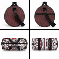 Custom Aotearoa Ngapuhi Duffle Bag Maori Tribal Pattern Mix Poutama LT05 - Polynesian Pride