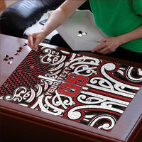 Custom Aotearoa Ngapuhi Puzzle Maori Tribal Pattern Mix Poutama
