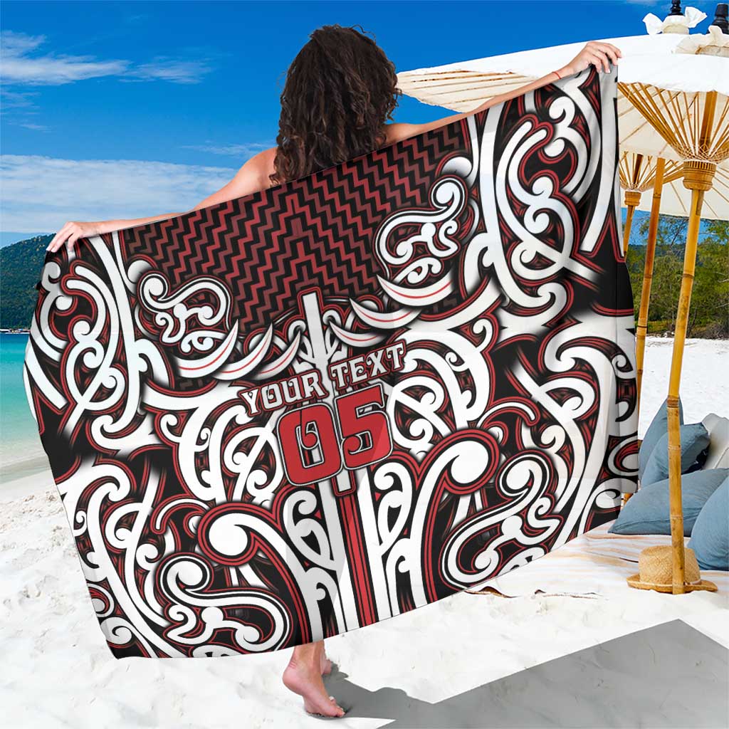 Custom Aotearoa Ngapuhi Sarong Maori Tribal Pattern Mix Poutama