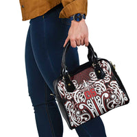 Custom Aotearoa Ngapuhi Shoulder Handbag Maori Tribal Pattern Mix Poutama LT05 - Polynesian Pride