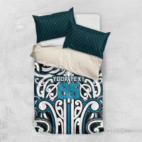 Custom Aotearoa Ngati Porou Bedding Set Maori Tribal Pattern Mix Poutama