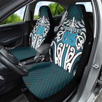 Custom Aotearoa Ngati Porou Car Seat Cover Maori Tribal Pattern Mix Poutama