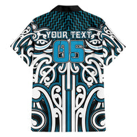 Custom Aotearoa Ngati Porou Family Matching Off Shoulder Maxi Dress and Hawaiian Shirt Maori Tribal Pattern Mix Poutama LT05 - Polynesian Pride