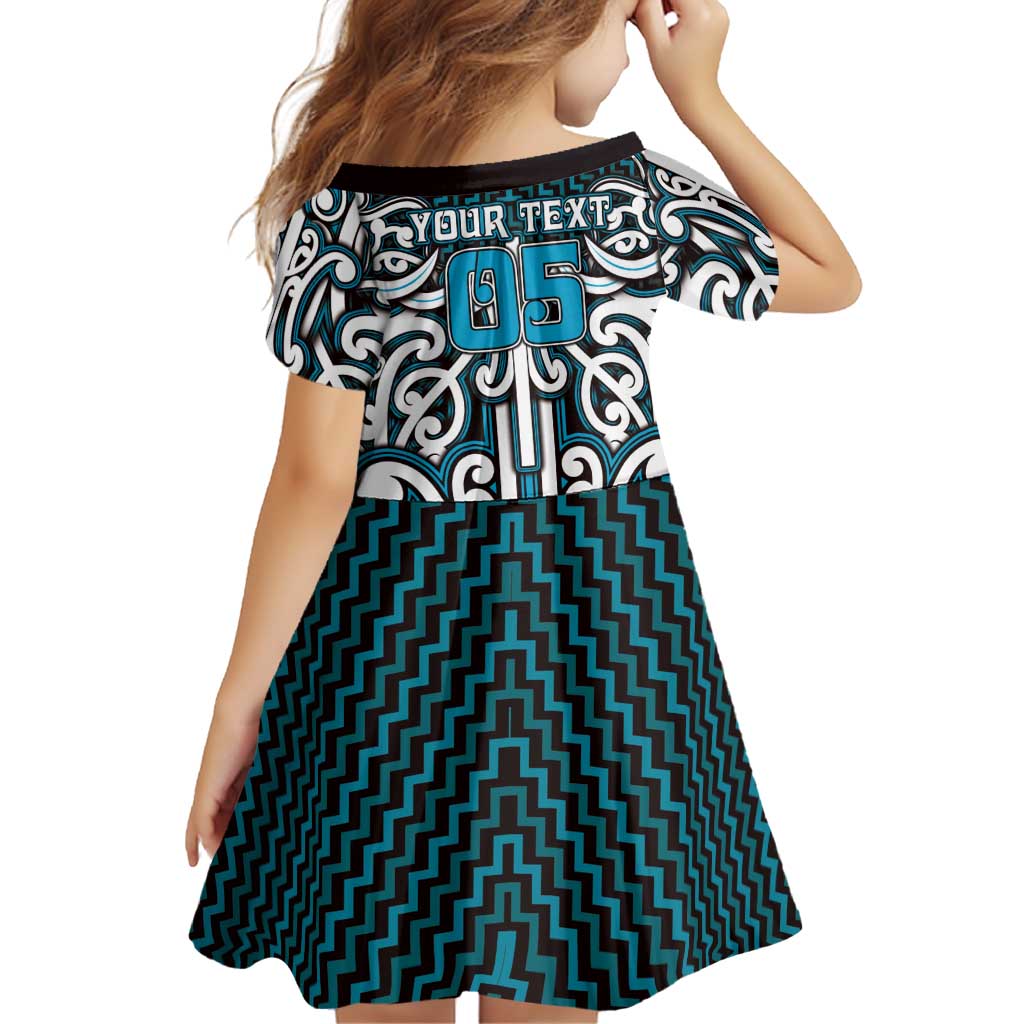 Custom Aotearoa Ngati Porou Family Matching Off Shoulder Short Dress and Hawaiian Shirt Maori Tribal Pattern Mix Poutama LT05 - Polynesian Pride