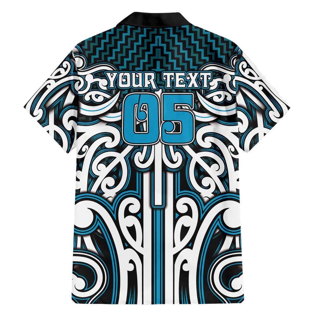 Custom Aotearoa Ngati Porou Hawaiian Shirt Maori Tribal Pattern Mix Poutama