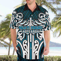 Custom Aotearoa Ngati Porou Hawaiian Shirt Maori Tribal Pattern Mix Poutama