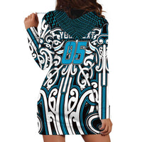 Custom Aotearoa Ngati Porou Hoodie Dress Maori Tribal Pattern Mix Poutama LT05 - Polynesian Pride