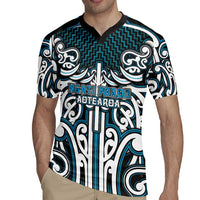 Custom Aotearoa Ngati Porou Rugby Jersey Maori Tribal Pattern Mix Poutama LT05 - Polynesian Pride
