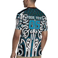 Custom Aotearoa Ngati Porou Rugby Jersey Maori Tribal Pattern Mix Poutama LT05 - Polynesian Pride