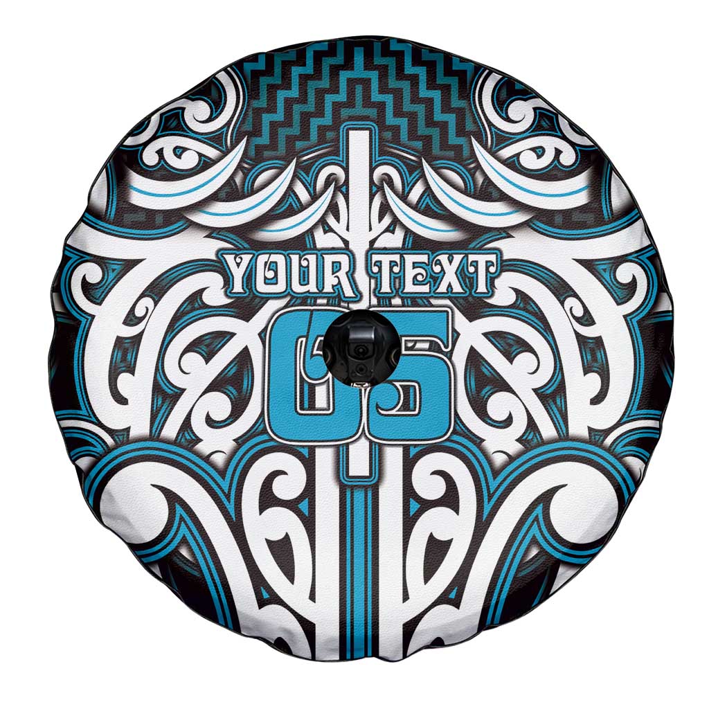 Custom Aotearoa Ngati Porou Spare Tire Cover Maori Tribal Pattern Mix Poutama