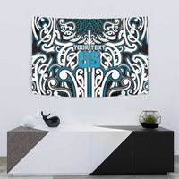 Custom Aotearoa Ngati Porou Tapestry Maori Tribal Pattern Mix Poutama