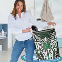 Custom Aotearoa Ngai Tahu Laundry Basket Maori Tribal Pattern Mix Poutama