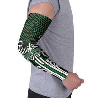 Custom Aotearoa Ngai Tahu Arm Sleeves Maori Tribal Pattern Mix Poutama