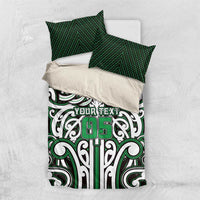 Custom Aotearoa Ngai Tahu Bedding Set Maori Tribal Pattern Mix Poutama