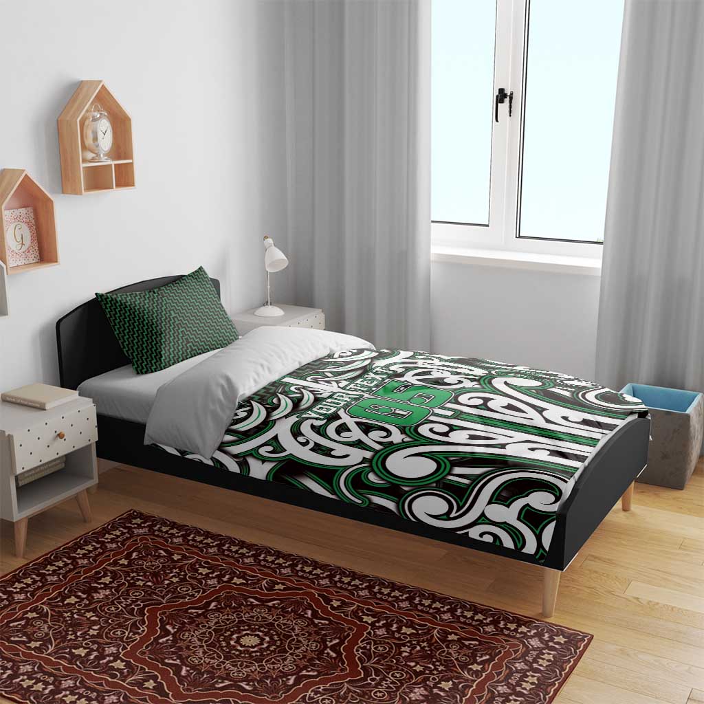 Custom Aotearoa Ngai Tahu Bedding Set Maori Tribal Pattern Mix Poutama