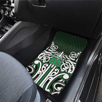 Custom Aotearoa Ngai Tahu Car Mats Maori Tribal Pattern Mix Poutama