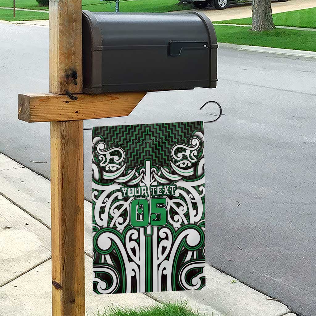 Custom Aotearoa Ngai Tahu Garden Flag Maori Tribal Pattern Mix Poutama