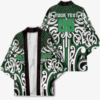 Custom Aotearoa Ngai Tahu Kimono Maori Tribal Pattern Mix Poutama LT05 - Polynesian Pride