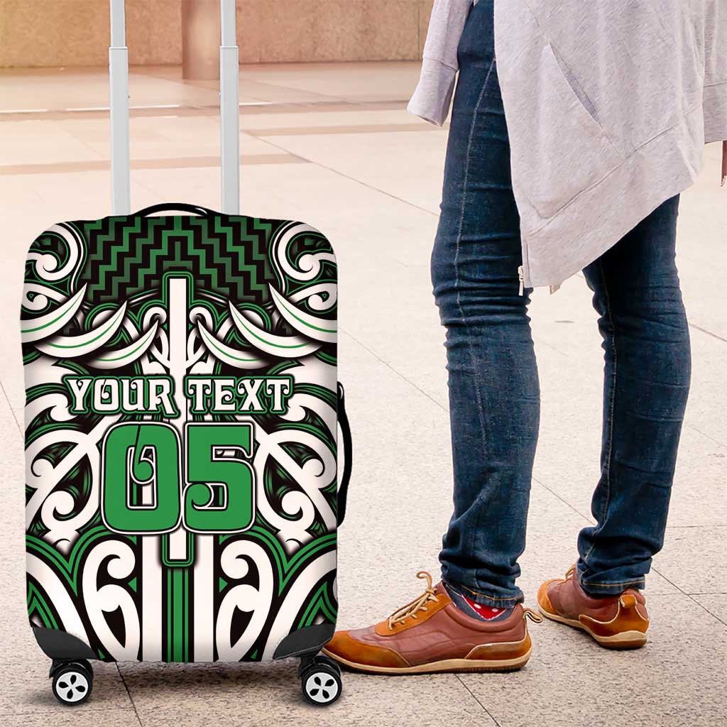Custom Aotearoa Ngai Tahu Luggage Cover Maori Tribal Pattern Mix Poutama