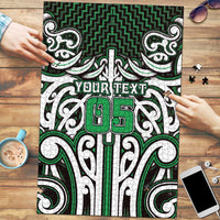 Custom Aotearoa Ngai Tahu Puzzle Maori Tribal Pattern Mix Poutama