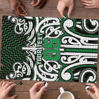 Custom Aotearoa Ngai Tahu Puzzle Maori Tribal Pattern Mix Poutama